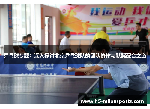 乒乓球专题：深入探讨北京乒乓球队的团队协作与默契配合之道